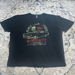 Black Label Society Band T-Shirt 3XL Black Vintage Skull Auto Graphic Heavy Meta